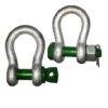 green pin bow shackles